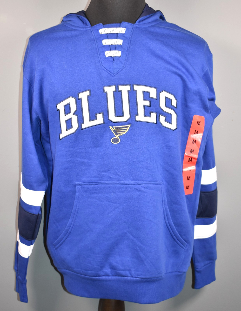 Mens NHL St. Louis Blues Hockey Hoodie Sweatshirt Brand New with Tags Size MED